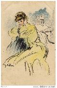 Caricature de René Berenger par J. Villon