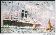 Red Star Line. Twin-Screw ''Lapland'' 18694 Tons