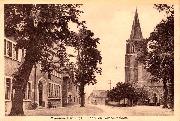 Meeuwen(Limburg) Kerk en Gemeenteplaats