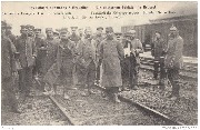 Prisonniers Français. Gare de Schaerbeek - Französische Kriegsgefangene. Bahnhof Schaerbeek