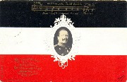 Guillaume II de Hohenzollern Empereur allemand(+drapeau noir,blanc,rouge)