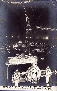 Exposition décennale de l'automobile-Motif de décoration lumineuse de la Coupole du Grand Palais-Usines Pipe Bruxelles et FN