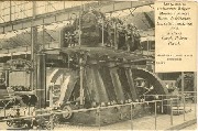 Liège 1905. Moteur à pétrole Diesel de 500 Chevaux. Ateliers Carels Frères à Gand. Les grandes industries belges.