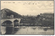 Comblain-la-Tour. Le Pont, à droite, l'hôtel de la Gare tenu par Mme Ve Gillard-Philippin