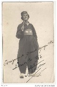 Lemin au Théâtre des folies Bergère de Bruxelles  1916 -photo Galuzzi