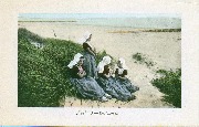 Zeeland Walcheren ( quatre jeunes filles dans les dunes)