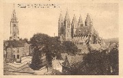 Tournai La Cathédrale et le Beffroi-Doornik De Hoofdkerk en het Belfort