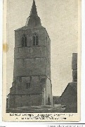 Le clocher déplacé de 7m24 le 4 août 1910