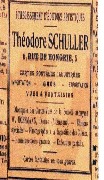 Ets d'Editions Artistiques Théodore SCHULLER 6 rue de Hongrie-1905(archivesBruxelles)