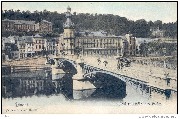 Dinant. Le Pont et l'Hôtel des Postes