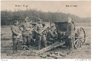 Armée Belge. Pièce de 75 mm