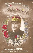 Vers la Victoire! La Marne l'Aisne L'Yser 1914-Généralissime Joffre A qui les destinées de la France sont confiées