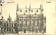 Souvenir de Bruges- L'Hôtel de Ville - Nels - Greytones - Italics Font