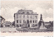 Seraing. Hôtel de Ville et Statue Cockerill