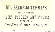 Exposition universelle et internationale de Liège 1903. Serrurier Sacré Notermans