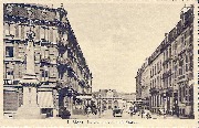 Mons. La Gare et la rue de la Station 