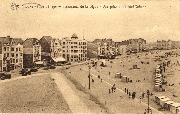 Knocke - Albert Plage. Panorama de la Digue - Vue prise de l'Hôtel Rubens