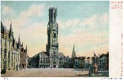 Bruges. Beffroi et grand' Place