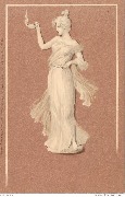 Wedgewood Figuren (femme tenant une lampe à huile allumée)