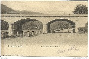 Chaudfontaine. Le pont du chemin de fer.
