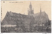 Hal. L Hôpital et l église Notre Dame