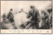 1914... Rimailho 155 en action Environs d'Ypres - Rimailho 155 in action..