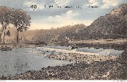 Tilff. Panorama du barrage de l'Ourthe