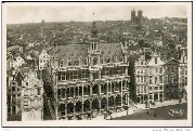 Bruxelles Maison du Roi et Panorama vers Ste Gudule