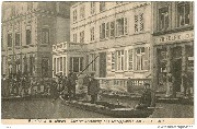 Remich a. d. Mosel. Überschwemmung des Marktplatzes am 21. 1. 1910