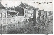 Hochwasser in Remich a. d. Mosel am 12 November 1910