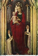 Brugge St. Janshospitaal Hans Memling  (1433-1494) Sint Ursulaschrijn  De H. Maagd en het Kind