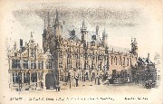 Bruges. Palais de Justice, Hôtel de Ville et Chapelle du St-Sang [color]