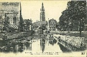 Bruges. Le Canal et la Flèche Notre-Dame - The Channel and Notre-Dame Spire