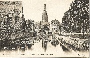 Bruges. Le Canal et la Flèche Notre-Dame