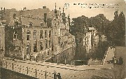 Brugge. De oude gevels van het Vrije ── Bruges. Les Vieux pignons du Franc ── The old gables of the Frank's palace