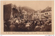 Carnaval de Malmedy-Un "rôle"  théâtre en plein air sur chariot(1928)