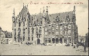 Bruges. Hôtel dur Gouvernement provincial et la Post