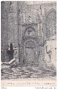 Tournai. La Cathédrale (Porte Mantille)