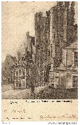 Gand. Château des Comtes (ancienne estampe)