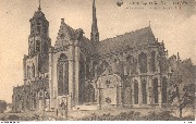Lierre. Eglise St. Gommaire XVe Vue extérieure. L'abside et le transept