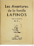 Les aventures de la famille  LAPINOS,Texte et dessins de Gil(1ère page)
