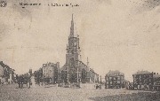 Morlanwelz - l'église et la Place