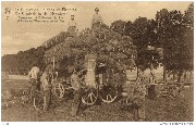 La culture du lin dans les Flandres De vlasteelt in de Vlaanderen Chargement et enlèvement du lin Het laden en wegvoeren van het vlas