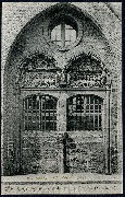 Bruges. Haut-relief de l'Hôpital St, Jean (XIIIe siécle)