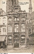 Mechelen. Malines. Façade Louis XV