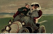 (Couple en automobile)