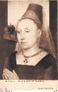 Memling. Portrait de Barbara de Vlanderbergh. Musée de Bruxelles