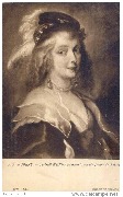P.P. Rubens. Portrait d'Hélène Fourment, seconde femme de Rubens. Musée de Bruxelles