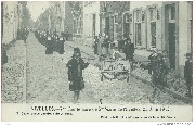 7eme Centenaire de Ste Marie de Nivelles,23 Juin 1913. Cartel porté par 2 Seigneurs