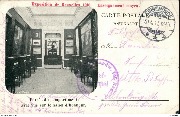 Exposition de Bruxelles 1910 Enseignement Moyen Entrée du compartiment avec vue sur le salon d honneur
